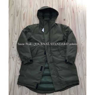 ジャーナルスタンダードレリューム(JOURNAL STANDARD relume)の新品未使用Snow Peak × JS relume 別注ダウンコート(ダウンジャケット)