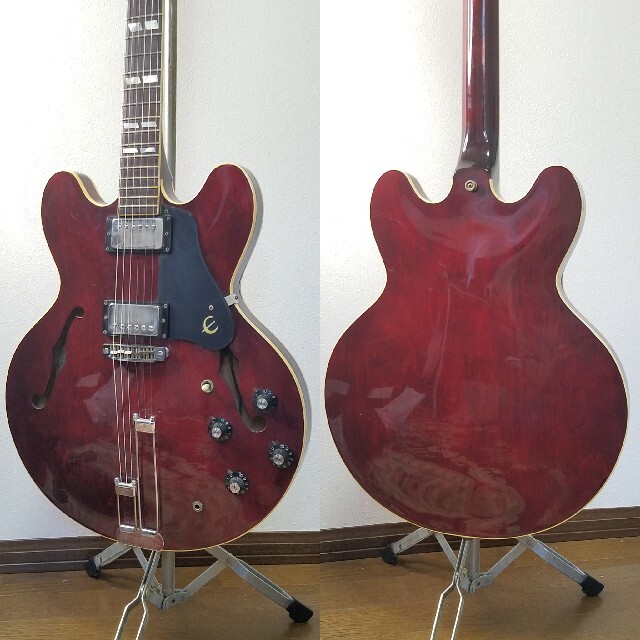 Epiphone Riviera 日本製 70年代　セミアコースティックギター 楽器のギター(エレキギター)の商品写真
