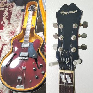 Epiphone Riviera 日本製 70年代　セミアコースティックギター(エレキギター)