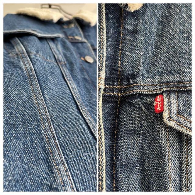 【リーバイス】2XL ボア デニム ランチジャケット ジージャン 4