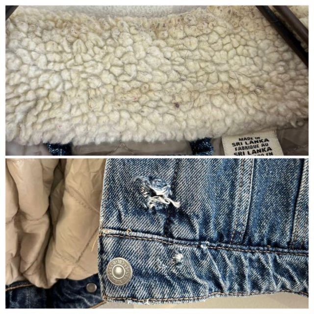 【リーバイス】2XL ボア デニム ランチジャケット ジージャン 9