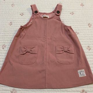 【美品】 バースデイ　コノコ　サロペット　ワンピース　80 くすみカラー(ワンピース)