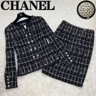 CHANEL - 希少♡極美品♡ココボタン♡CHANEL シャネル ツイード ...