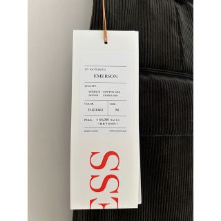 COMOLI - (NICENESS) EMERSON INDIAコットンコーデュロイスラックスの