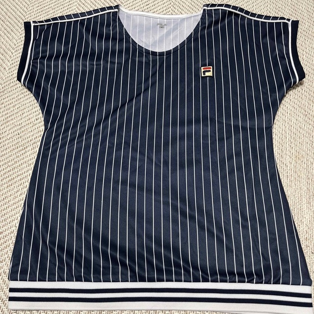FILA(フィラ)の【値下げ】FILA VL1935（ﾚﾃﾞｨｽ）ゲームシャツ 2019春夏ウェア スポーツ/アウトドアのテニス(ウェア)の商品写真