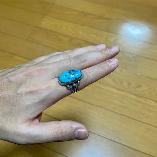 Orville Tsinnie オービルツイニー ターコイズ リング 14号