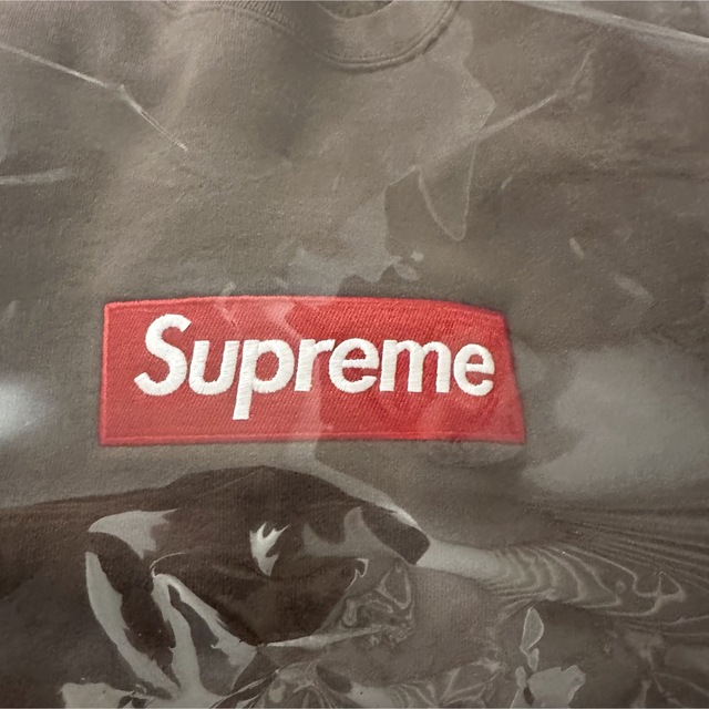 supreme Box Logo Crewneck BROWN XL