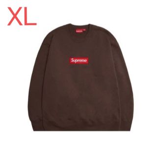 シュプリーム(Supreme)のsupreme Box Logo Crewneck BROWN XL(スウェット)