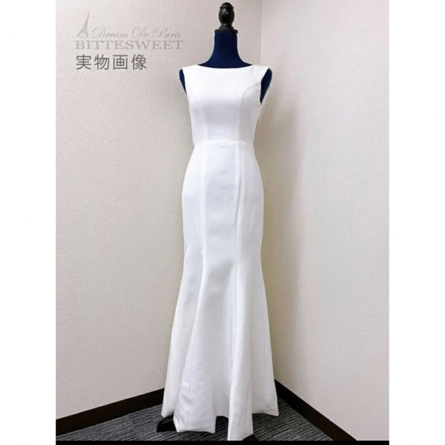 ウェディングドレス 前撮り ウェディングフォト レディースのフォーマル/ドレス(ウェディングドレス)の商品写真