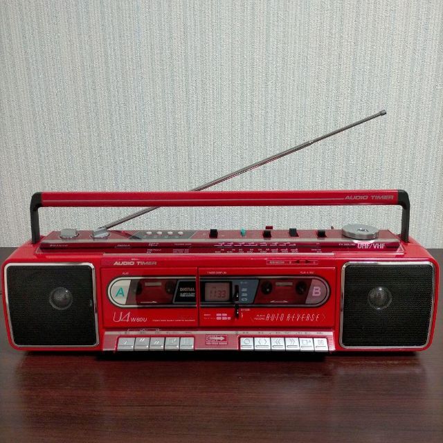 動作品】レアレトロラジカセ サンヨー U4-W60U 6300円 通販最安