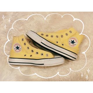 オールスター(ALL STAR（CONVERSE）)のコンバース ハイカット♤イエロー(スニーカー)