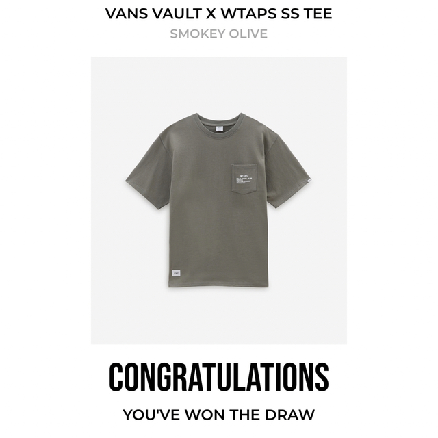 WTAPS VANS JAK KNIFE / SS / COTTON