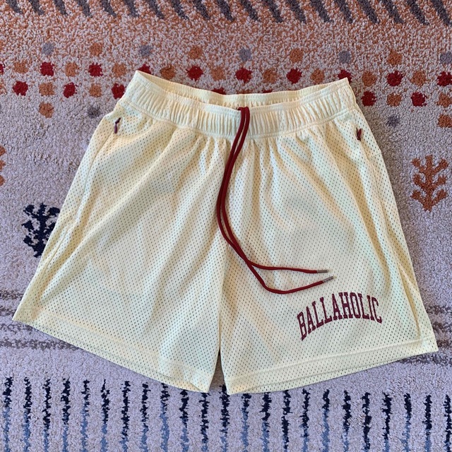 ボーラホリック COLLEGE LOGO Overlap Zip Shorts