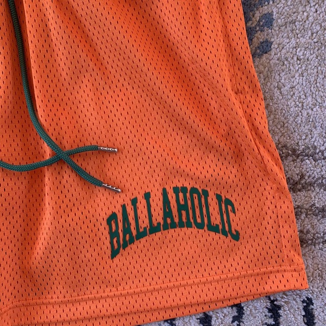 ballaholic - 完売品 ボーラホリック メッシュジップショーツ オレンジ