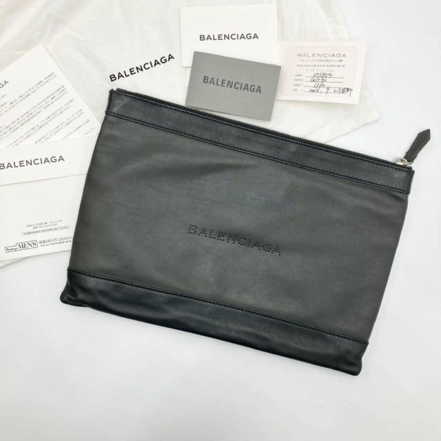 美品】BALENCIAGA オールレザー クラッチバッグ - その他