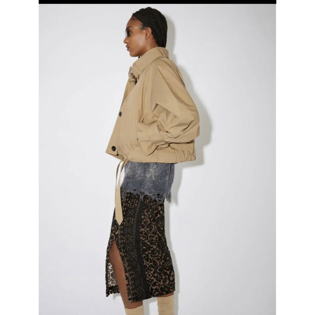 高評価なギフト Acne Studios - アクネ acne カジュアルコットンジャケット ショート トレンチ トレンチコート