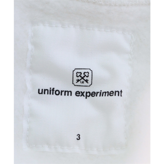 uniform experiment パーカー 3(L位) 白(チェック) 2