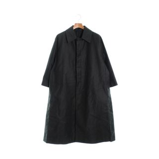 ディオールオム(DIOR HOMME)のDior Homme ディオールオム ステンカラーコート 52(XL位) 黒 【古着】【中古】(ステンカラーコート)