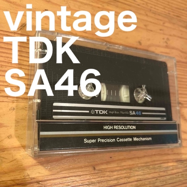 TDK(ティーディーケイ)の【カセット】TDK SA46 vintage! エンタメ/ホビーのコレクション(その他)の商品写真