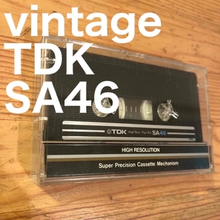 ティーディーケイ(TDK)の【カセット】TDK SA46 vintage!(その他)