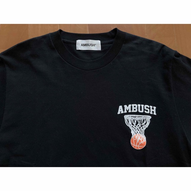 AMBUSH アンブッシュ バスケットグラフィック ロンT 長袖 ブラック S