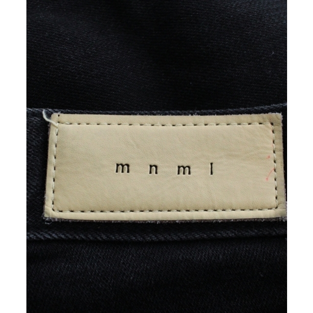 mnml(ミニマル)のmnml ミニマル デニムパンツ 29(S位) 黒xオフホワイト(デニム) 【古着】【中古】 メンズのパンツ(デニム/ジーンズ)の商品写真