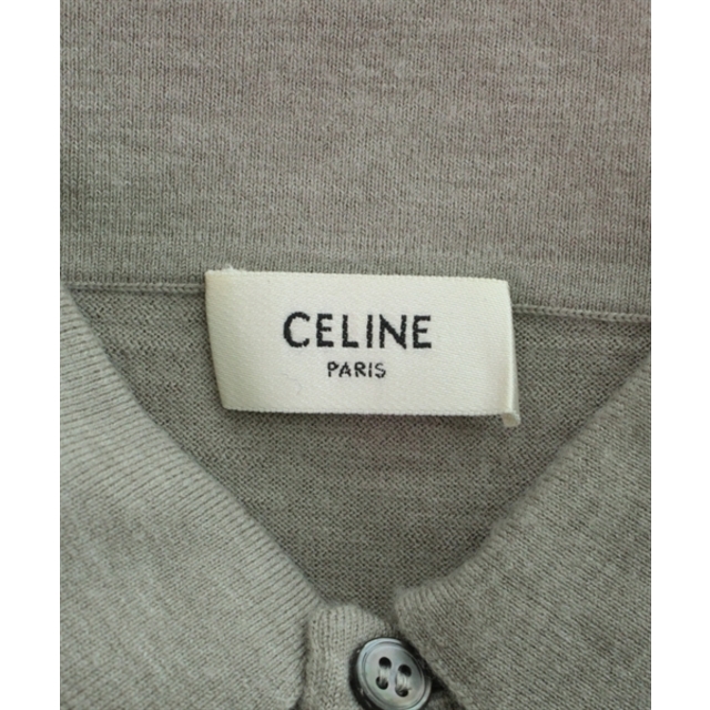 celine(セリーヌ)のCELINE セリーヌ ニット・セーター M グレーベージュ 【古着】【中古】 メンズのトップス(ニット/セーター)の商品写真