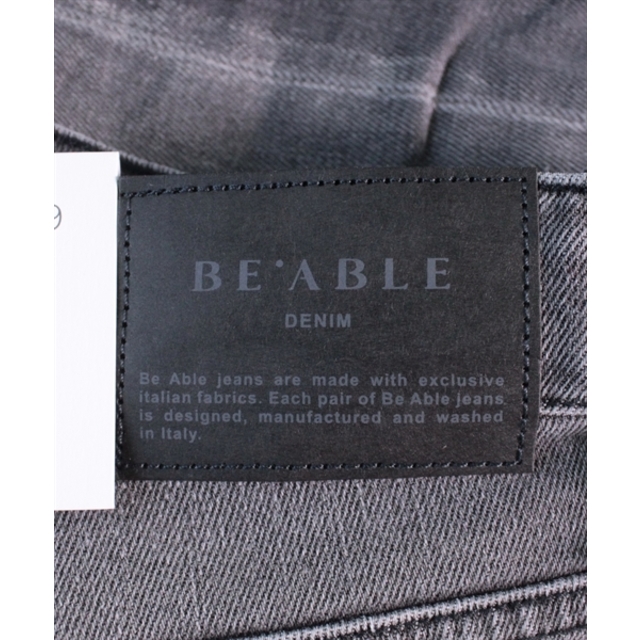 BE ABLE - Be Able ビーエイブル デニムパンツ 29(S位) 黒系 【古着】【中古】の通販 by RAGTAG online｜ビーエイブルならラクマ