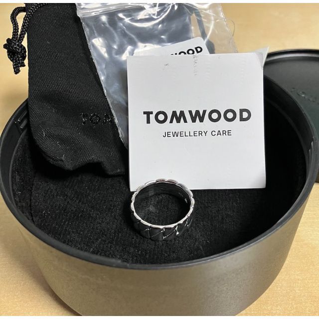 実寸→新品 60 TOMWOOD DROP RING シルバー 指輪