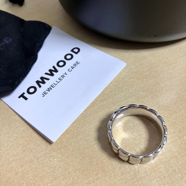 人気ブランド新作豊富 新品 60 TOMWOOD DROP RING シルバー 指輪 3988