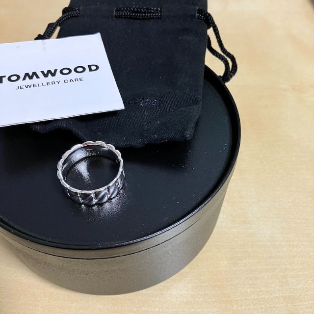 Hiro1313tomw新品 58 TOMWOOD DROP RING シルバー 指輪 3988