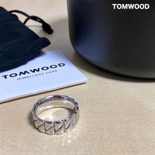 トムウッド(TOM WOOD)の新品 60 TOMWOOD DROP RING シルバー 指輪 3988(リング(指輪))