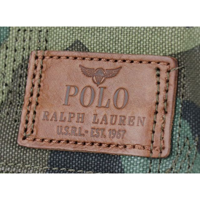POLO】ポロラルフローレン パッチワーク タイガー キャンバス トート