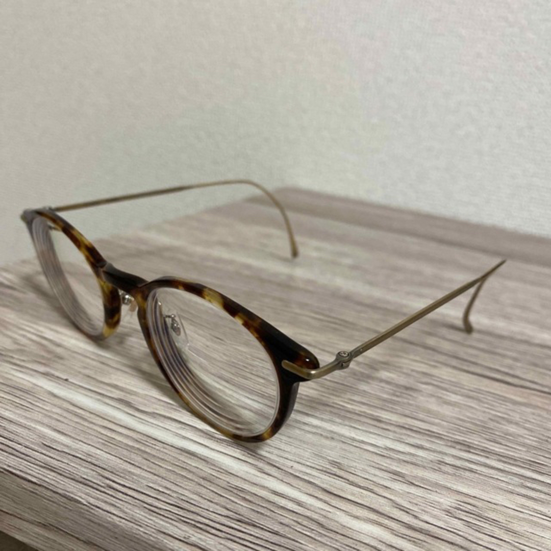定価50000円 ISSEY MIYAKEx金子眼鏡 コンビネーション度なし眼鏡