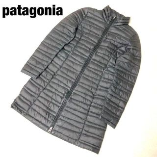 パタゴニア(patagonia)のパタゴニア　ダウンコート　ブラック　S　美品　ロング(ダウンコート)