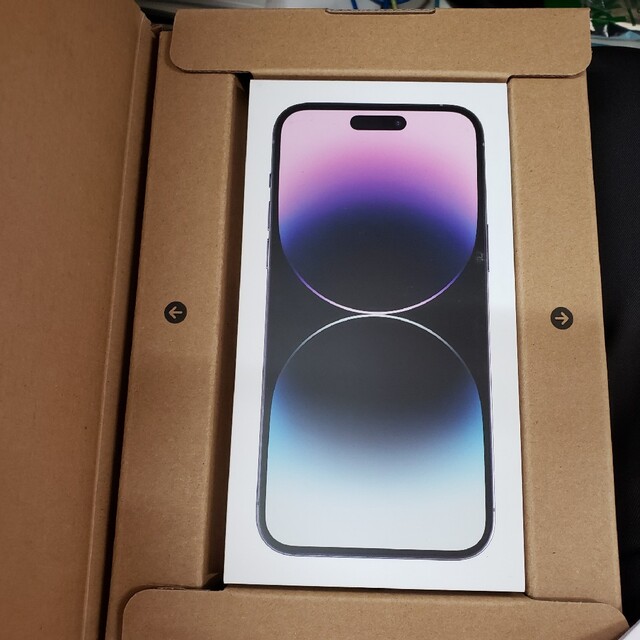 送料込】 max pro iPhone14 - iPhone 128GB ディープパープル