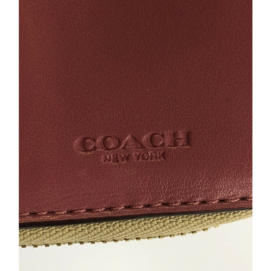 COACH(コーチ)のコーチ COACH 三つ折り財布  シグネチャー F41302 レディース レディースのファッション小物(財布)の商品写真
