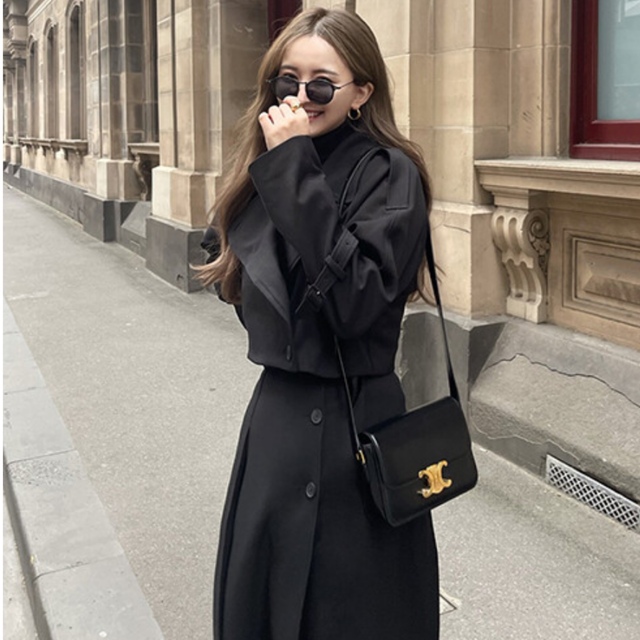 マビムーン Separate Short Trench Coat-