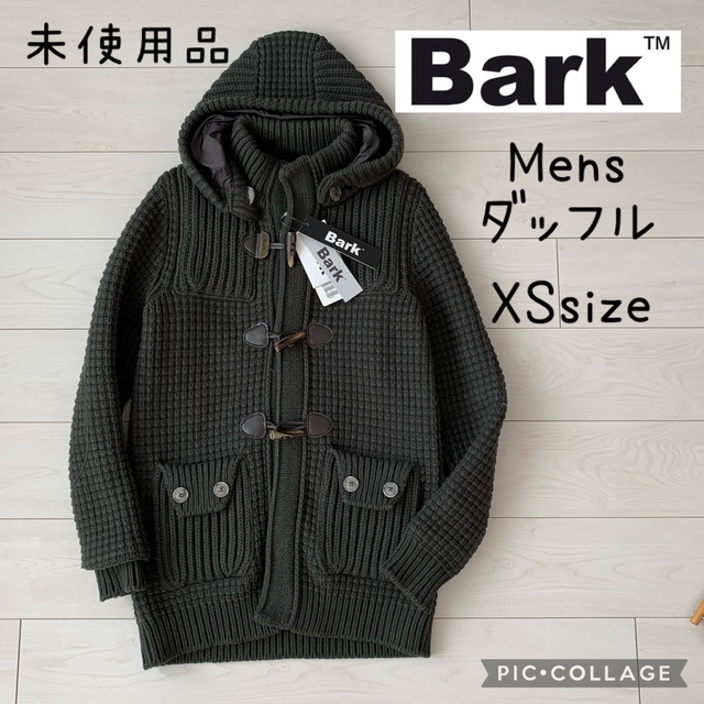 BARKダッフルコート バーク メンズXS ブラック 黒メンズ