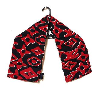ヴィトン(LOUIS VUITTON) マフラー/ショール(レディース)(レッド/赤色 ...