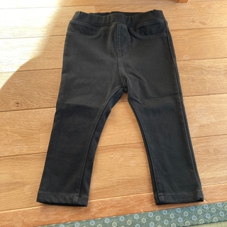 ムジルシリョウヒン(MUJI (無印良品))の長ズボン　無印良品　黒　80 (パンツ)