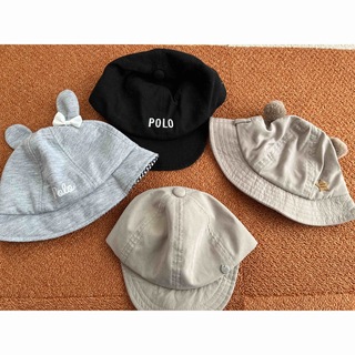 ポロ(POLO（RALPH LAUREN）)の子供　帽子　セット(帽子)