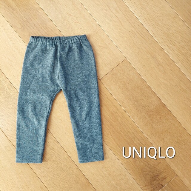 UNIQLO(ユニクロ)のUNIQLO パンツ スウェット ズボン 90 裏起毛 キッズ/ベビー/マタニティのキッズ服女の子用(90cm~)(パンツ/スパッツ)の商品写真