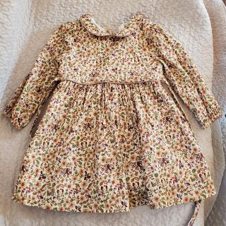 キャラメルベビー&チャイルド(Caramel baby&child )の【90cm】little cotton clothes 花柄ワンピース(ワンピース)