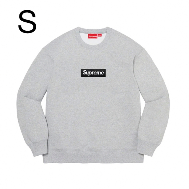 Supreme Box Logo Crewneck Grey S