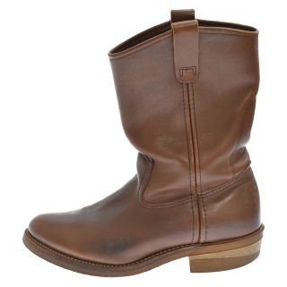 レッドウィング(REDWING)のRED WING レッド ウイング LEATHER PECOS BOOTS レザー ペコス ブーツ ブラウン US7.5/25.5cm 1155(ブーツ)