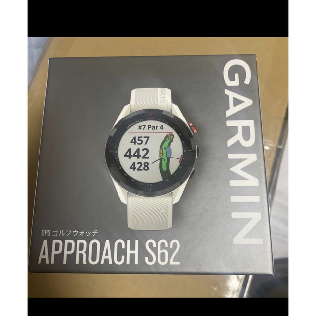 【新品未開封】GARMIN Approach S62 ホワイト　白