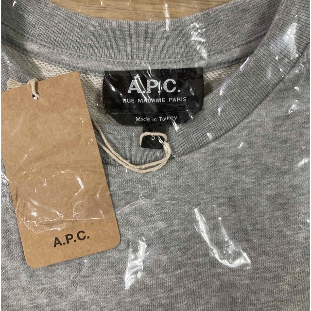 A.P.C. VPC スウェットシャツ S ロゴ アーペーセー APC グレー リアル