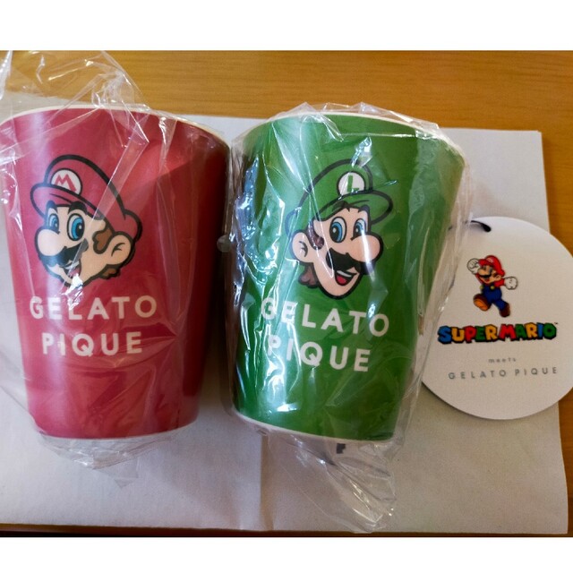 gelato pique(ジェラートピケ)のジェラートピケ　マリオ　カップ2個 エンタメ/ホビーのコレクション(その他)の商品写真