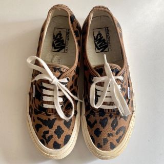 オーセンティック(AUTHENTIC（VANS）)のVans AUTHENTIC 26.5cm leopard print 豹柄 (スニーカー)